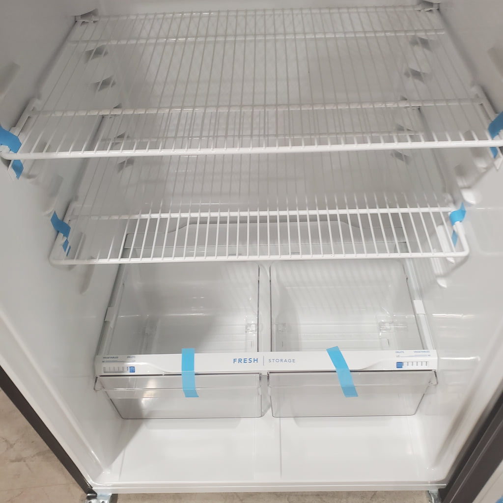 Pictures of 30" Wide Black Frigidaire 18.3 cu. ft. Top Freezer Refrigerator with Garage-Ready Design - Open Box - Neu Appliance Outlet - Discount Appliance Outlet in Austin, Tx