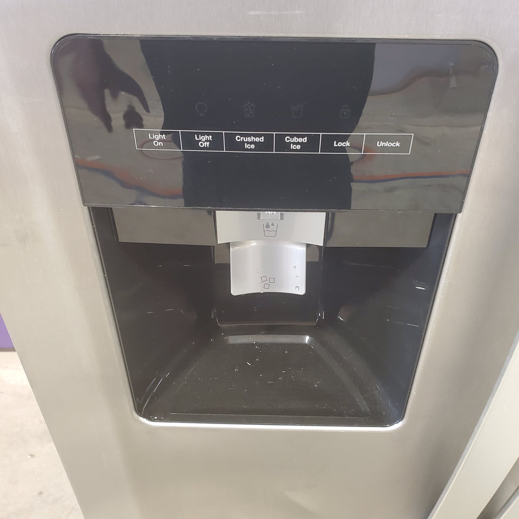 Pictures of Stainless Steel Whirlpool 24.6 cu. ft. Side By Side Refrigerator With Ice Maker - Scratch & Dent - Minor - Neu Appliance Outlet - Discount Appliance Outlet in Austin, Tx