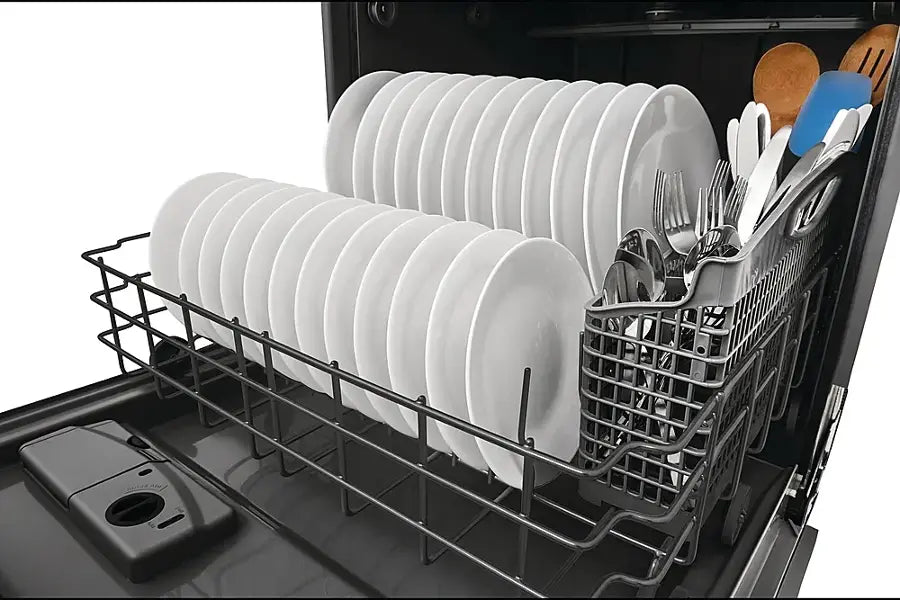 Frigidaire Top Control Built-In Plastic Tub Dishwasher with MaxDry 52 dBA in Black 25136SD615 - FDPH4316AB - Open Box