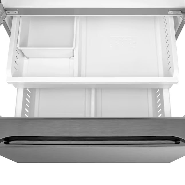 Midea Energy Star 29 cu. ft. OneTouch AutoFill™ French Door Refrigerator in Stainless Steel 22231SD302 - MRF29D9BST - Scratch & Dent (Moderate)
