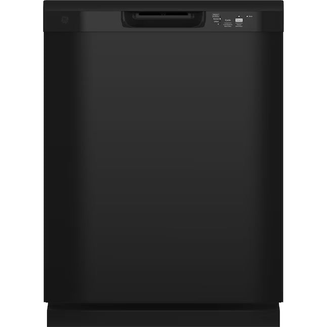 GE Dishwasher with Front Controls with Sanitize, Dry Boost, 55 dBA in White 25139SD783 - GDF450PGRBB - Open Box