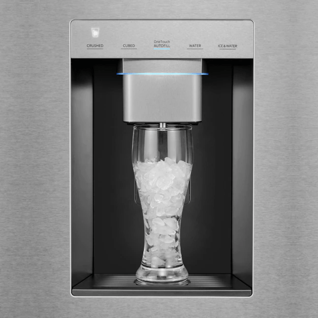 Pictures of Midea Energy Star 29 cu. ft. OneTouch AutoFill™ French Door Refrigerator in Stainless Steel MRF29D9BST - Open Box - Neu Appliance Outlet - Discount Appliance Outlet in Austin, Tx