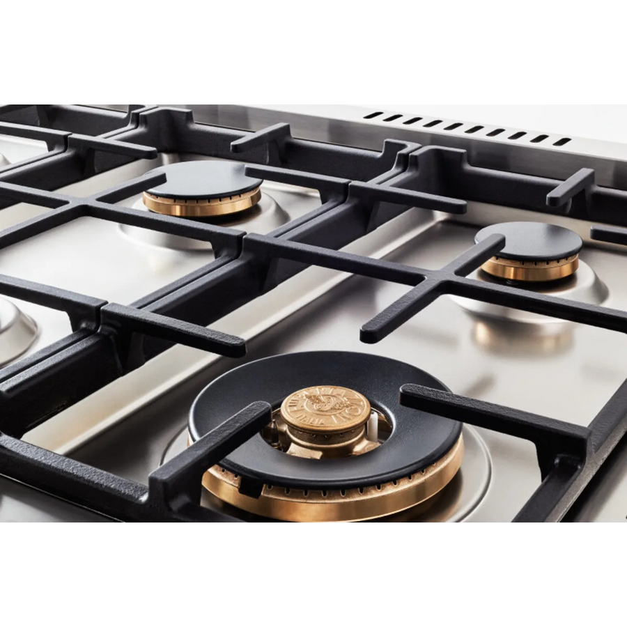 Bertazzoni 48 Inch Freestanding Gas Range with 7.1 cu. ft., 6 Sealed Burners, Griddle, and Convection MAST486GGASNEE - Scratch & Dent (Moderate)