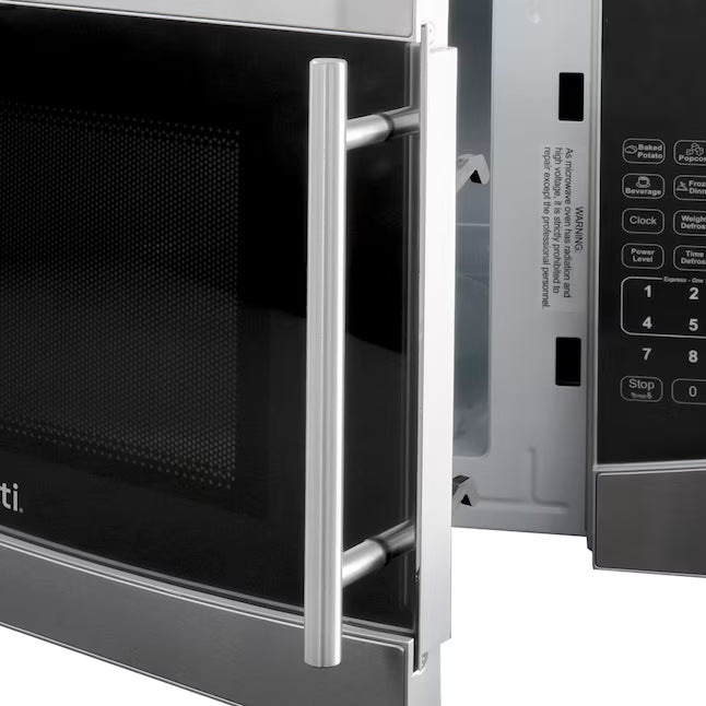 Avanti 1.1-cu ft 1000-Watt Countertop Microwave in Stainless Steel MT116V4M - Certified Refurbished