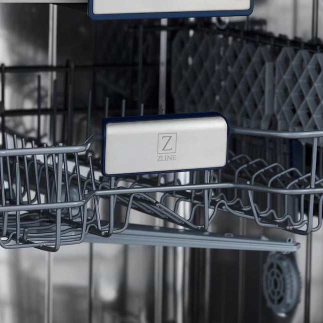 ZLINE 24 Inch Fully Integrated Dishwasher with 15 Place Setting Capacity, 8 Wash Cycle, Delay Wash, Adjustable Rack, 51 dBA Silence Rating, UL Listed, and ENERGY STAR Certified DWV-24 - Open Box