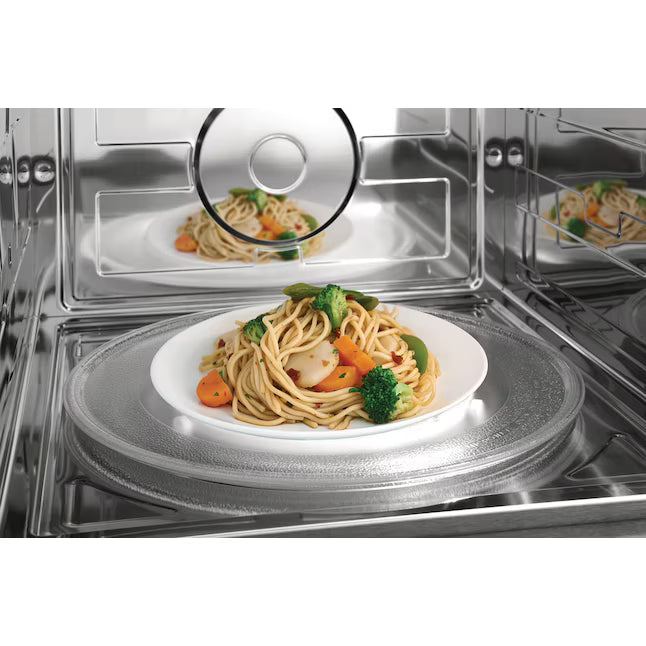 Frigidaire Gallery 1.6-cu ft 950-Watt 29.75-in Built-In Microwave in Fingerprint Resistant Stainless Steel GMBD3068AF - Scratch & Dent (Minor)
