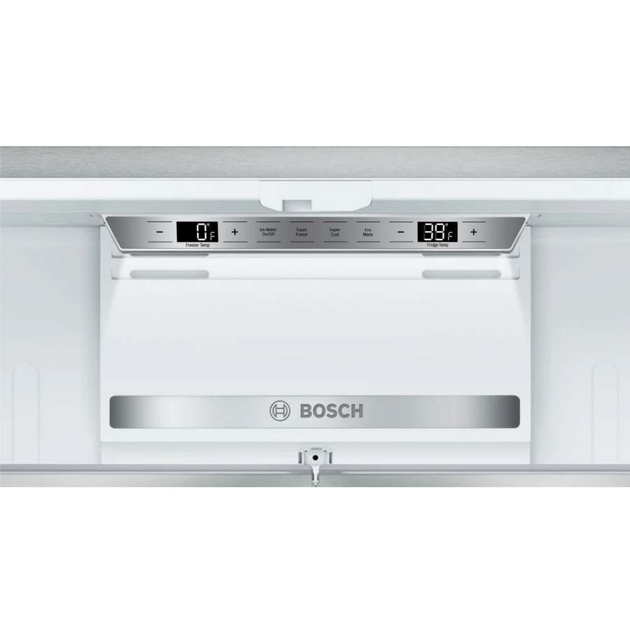 Bosch 800 Series 36 in. 20.7 cu. ft. French Door Refrigerator in Stainless Steel, Counter Depth B21CT80SNS - Certified Refurbished