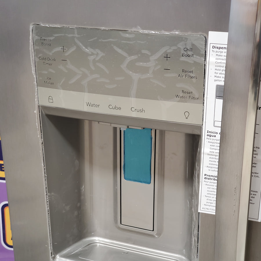 Frigidaire Gallery Smudge Proof Stainless Steel 26 Cu. Ft. Side by Side Refrigerator with Bright LED Lighting 3SD970 - GRSS2652AF - Scratch & Dent (Minor)