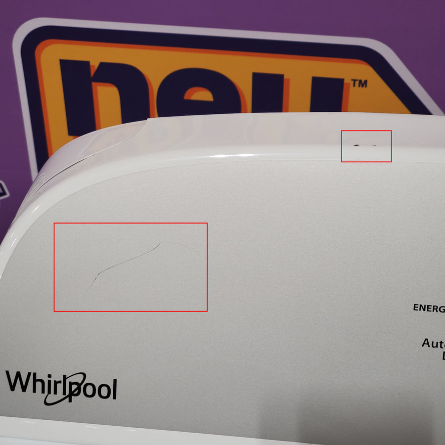 Whirlpool White Electric Extra Large 7.0 Cu. Ft. Dryer with Wrinkle Shield 6SD72 - WED4815EW - Scratch & Dent (Minor)