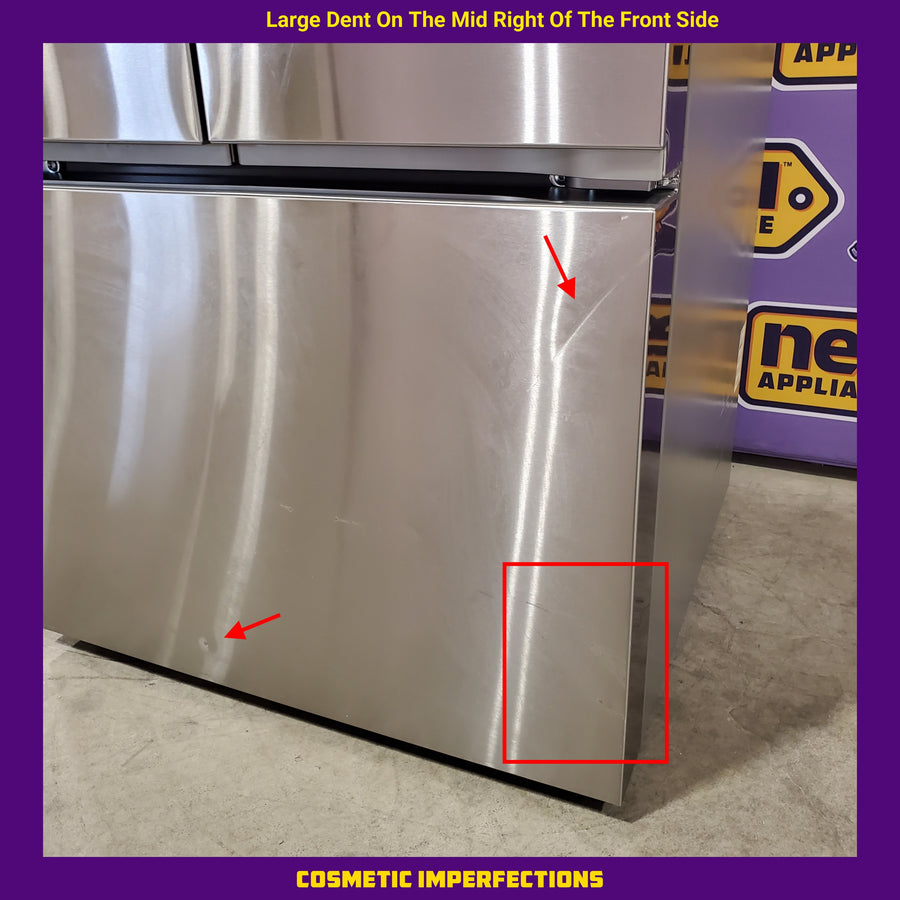LG 31 cu. ft. Standard Depth MAX 3 Door French Door with Ice & Water Dispenser and Dual Ice Maker LL31H6530S - Scratch & Dent (Major)
