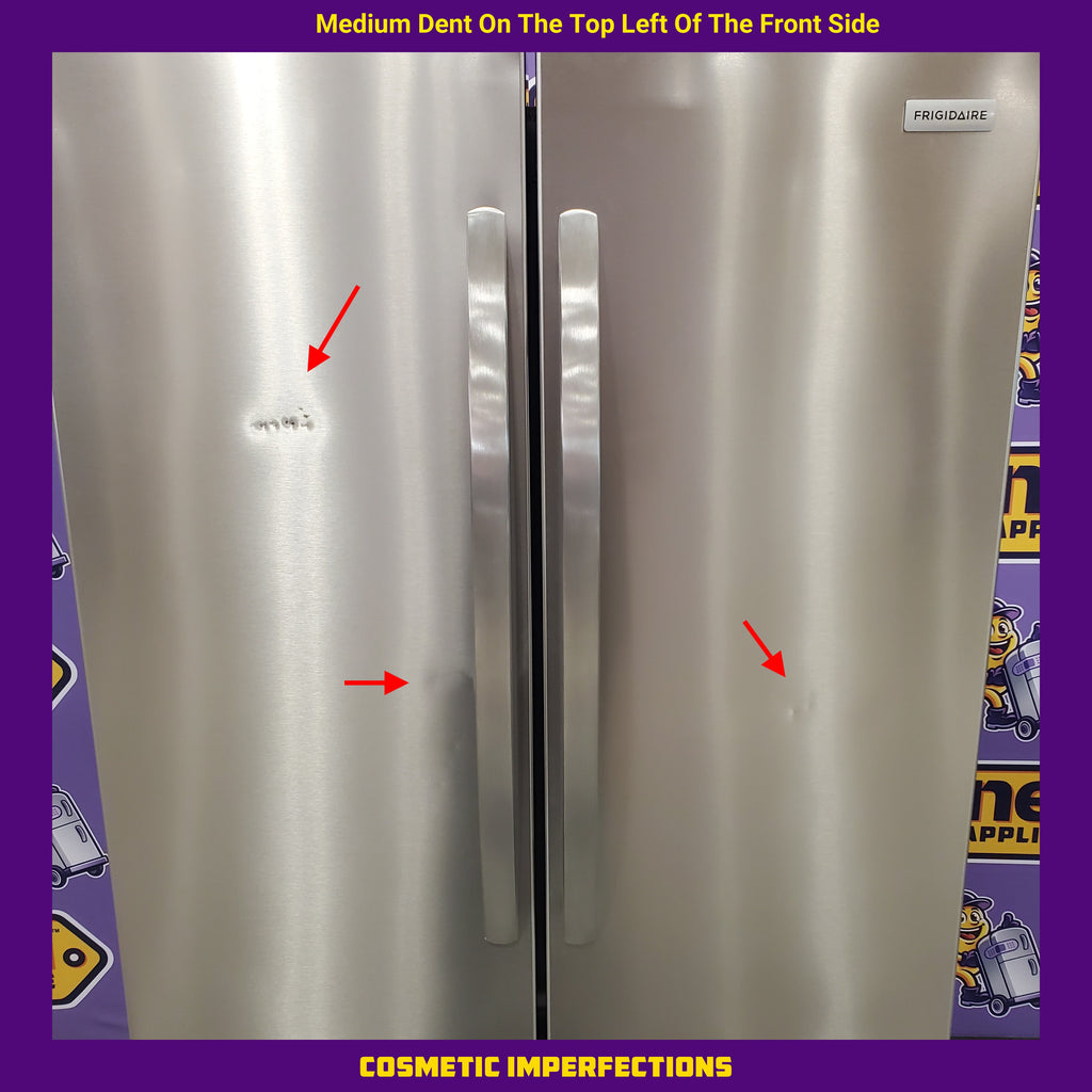 Pictures of Frigidaire 29 Cu. Ft. Standard-Depth French Door Refrigerator in Stainless Steel - 3SD291 - FRFN2813AF - Scratch & Dent (Major) - Neu Appliance Outlet - Discount Appliance Outlet in Austin, Tx
