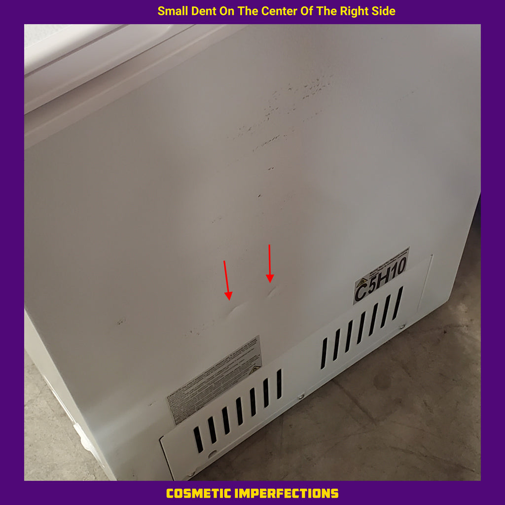 Pictures of Magic Chef 7.0 cu. ft. Chest Freezer in White with 7.0 Cu. Ft. Capacity, Manual Defrost, and Sliding-Bulk Storage Baskets HMCF7W4 - Scratch & Dent (Minor) - Neu Appliance Outlet - Discount Appliance Outlet in Austin, Tx