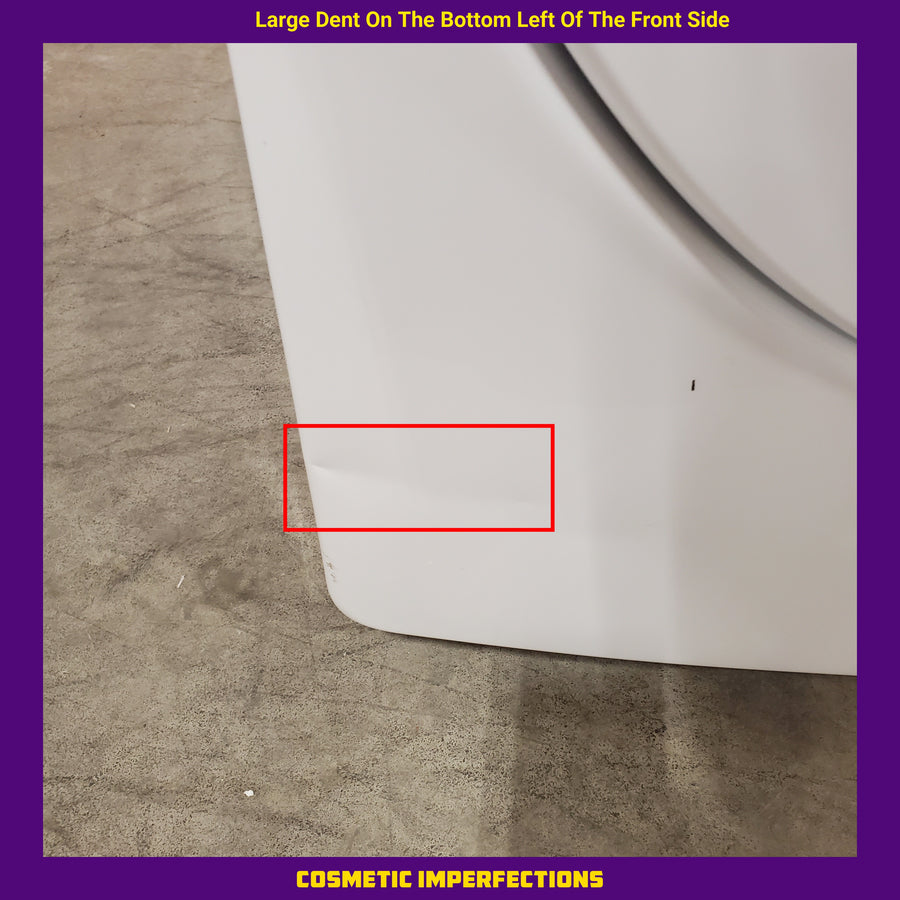 Whirlpool White Front Load Energy Star 4.5 Cu. Ft. Washer with Tumble Fresh Option and Sanitize Cycle with Oxi 251318SD1341 - WFW4720RW - Scratch and Dent (Moderate)