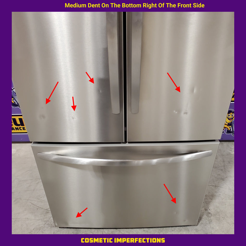 Pictures of Frigidaire 29 Cu. Ft. Standard-Depth French Door Refrigerator in Stainless Steel - 3SD558 - FRFN2813AF - Scratch & Dent (Moderate) - Neu Appliance Outlet - Discount Appliance Outlet in Austin, Tx