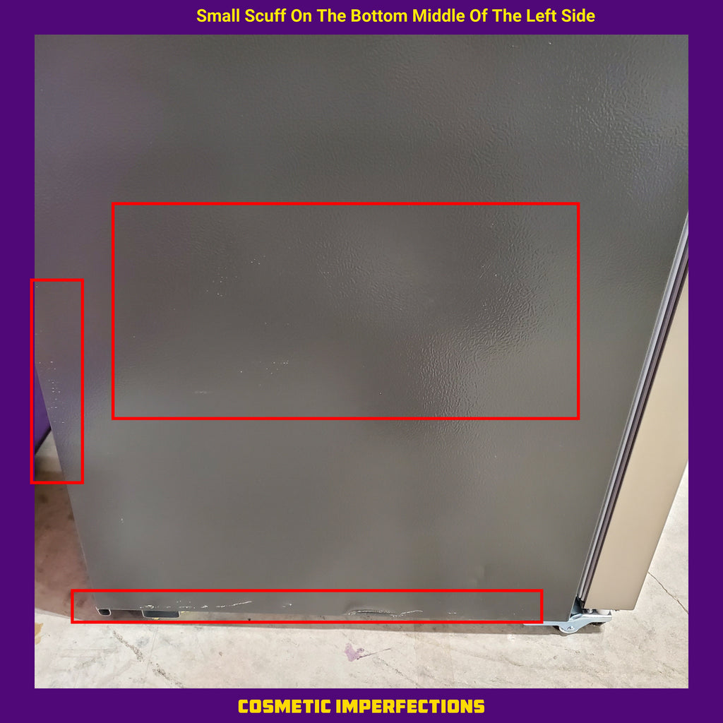 Pictures of Frigidaire 21 Cu. Ft. Counter-Depth Side-by-Side Refrigerator in Fingerprint-Resistant Stainless Steel - 3SD430 - FRSG2115AV - Scratch & Dent (Moderate) - Neu Appliance Outlet - Discount Appliance Outlet in Austin, Tx