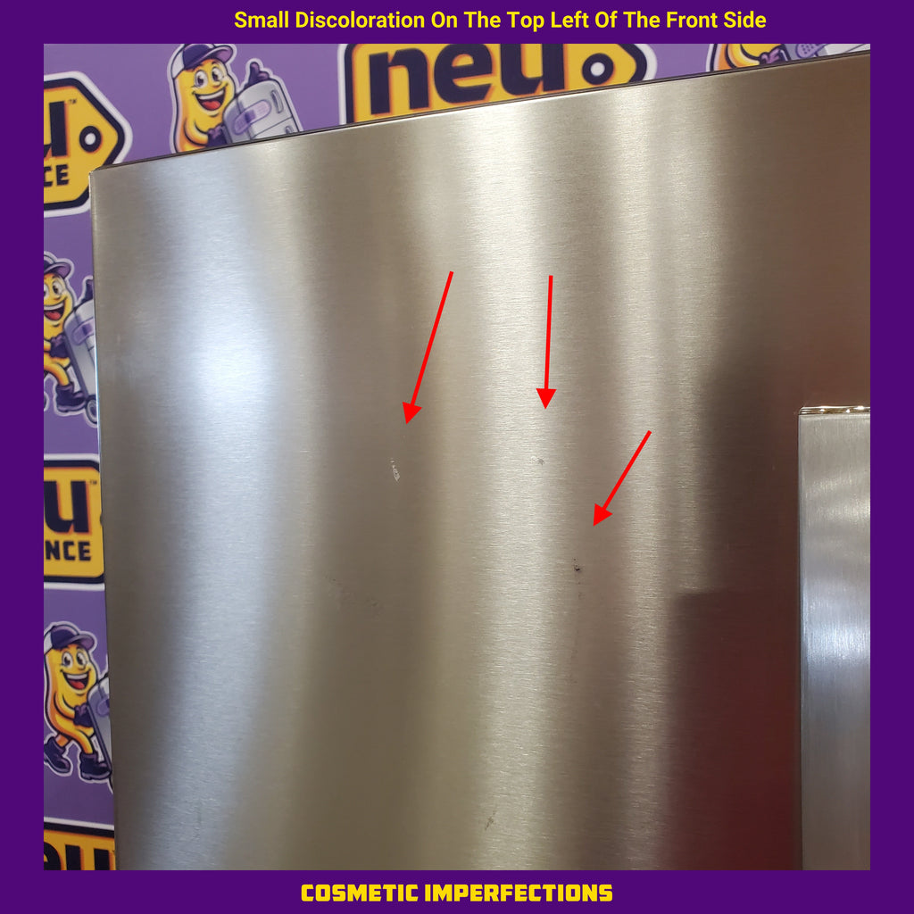 Frigidaire Gallery 20 Cu. Ft. 30" Wide Standard-Depth French Door Refrigerator in Stainless Steel 3SD817 - GRFN2023AF - Scratch & Dent (Moderate)