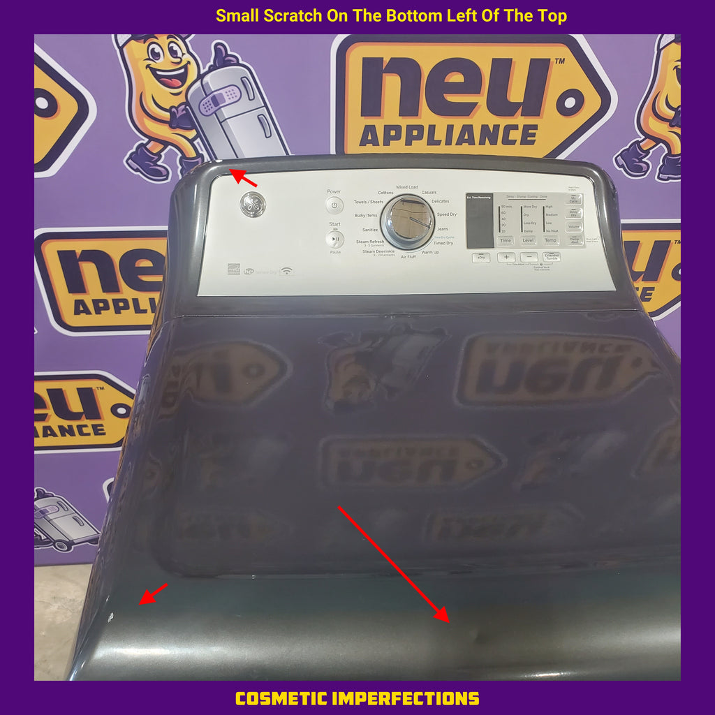 Pictures of GE 27-inch Smart Electric Dryer with 7.4 cu. ft. Capacity-GTD75ECPLDG-Certified Refurbished - Neu Appliance Outlet - Discount Appliance Outlet in Austin, Tx