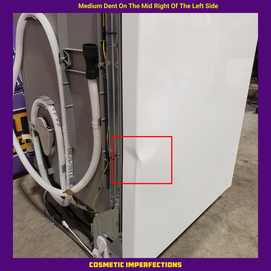 GE® ENERGY STAR® Dishwasher with Front Controls in White 25136SD618 - GDF460PGTWW - Scratch & Dent (Moderate)