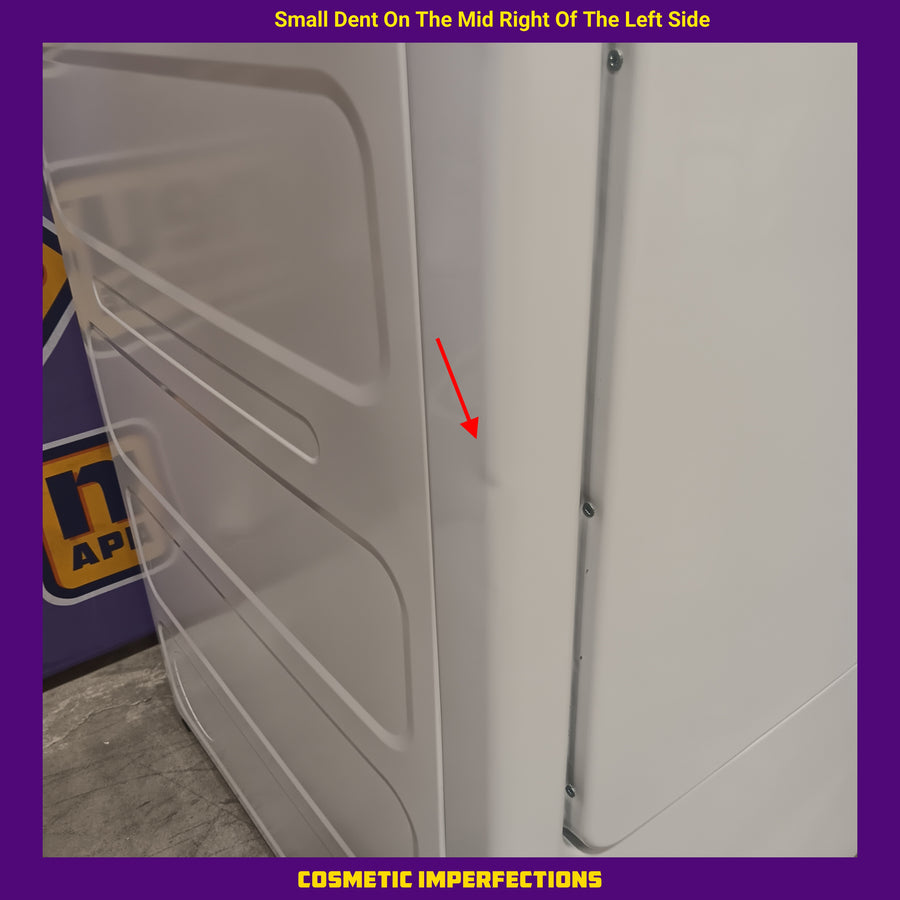 Hotpoint 6.2 cu. ft. Capacity Electric Dryer with Up To 120 ft. Venting and Shallow Depth 251310SD909 - HTX26EASWWW - Scratch & Dent (Moderate)