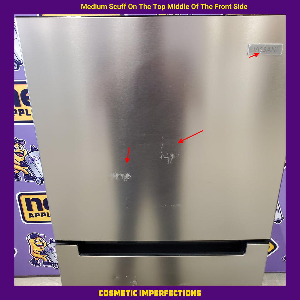 Pictures of Vissani 10.1 cu. ft. Top Freezer Refrigerator MDTF10WH - Scratch & Dent (Minor) - Neu Appliance Outlet - Discount Appliance Outlet in Austin, Tx