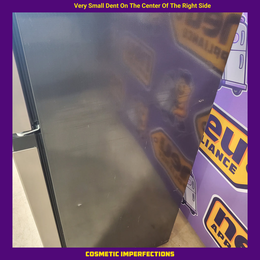 Pictures of Vissani 4.5 cu. ft. 2-Door Mini Refrigerator with Freezer in Platinum Steel HVDR45PS - Scratch & Dent (Minor) - Neu Appliance Outlet - Discount Appliance Outlet in Austin, Tx