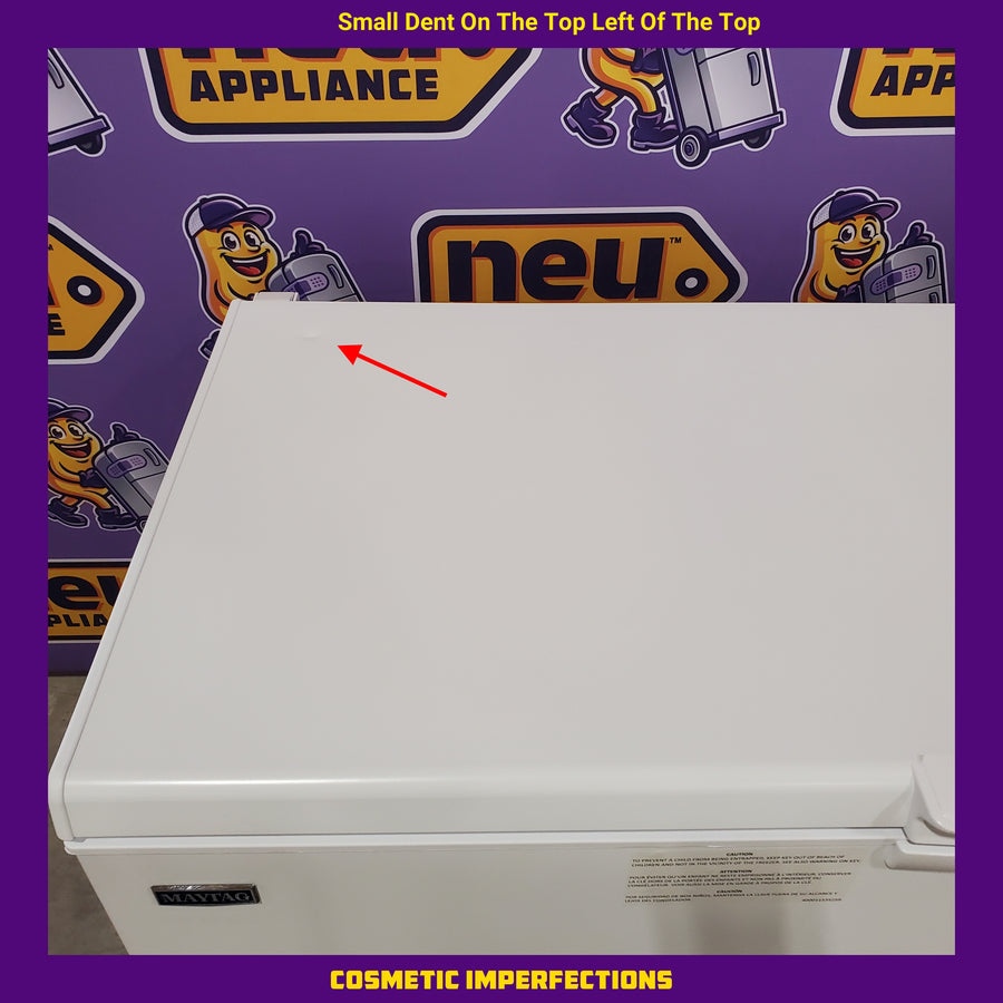 Maytag 16 cu. ft. Chest Freezer in White 30132SD101 - MZC5216LW - Scratch & Dent (Minor)