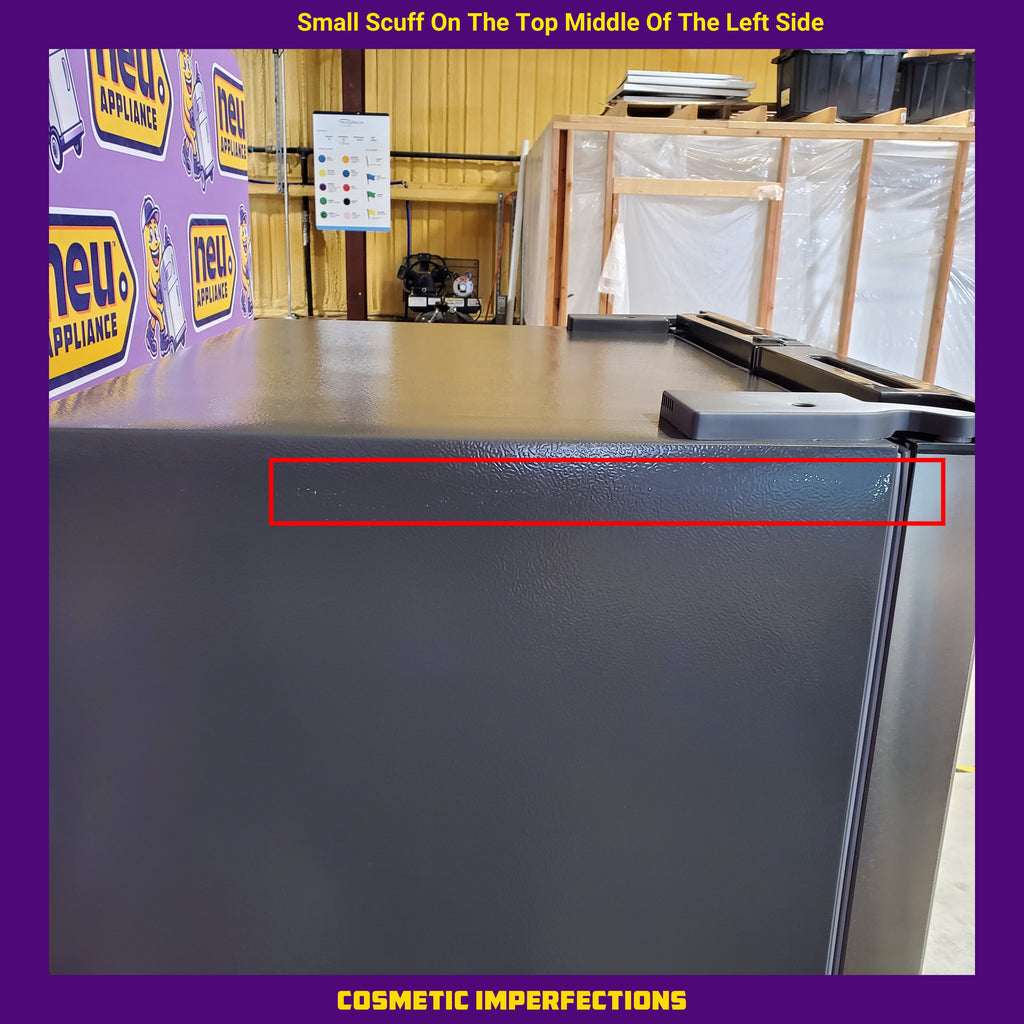 Pictures of Frigidaire 21 Cu. Ft. 36" Counter-Depth Side-by-Side Refrigerator in Fingerprint-Resistant Stainless Steel FRSG2115AV - Scratch & Dent (Minor) - Neu Appliance Outlet - Discount Appliance Outlet in Austin, Tx