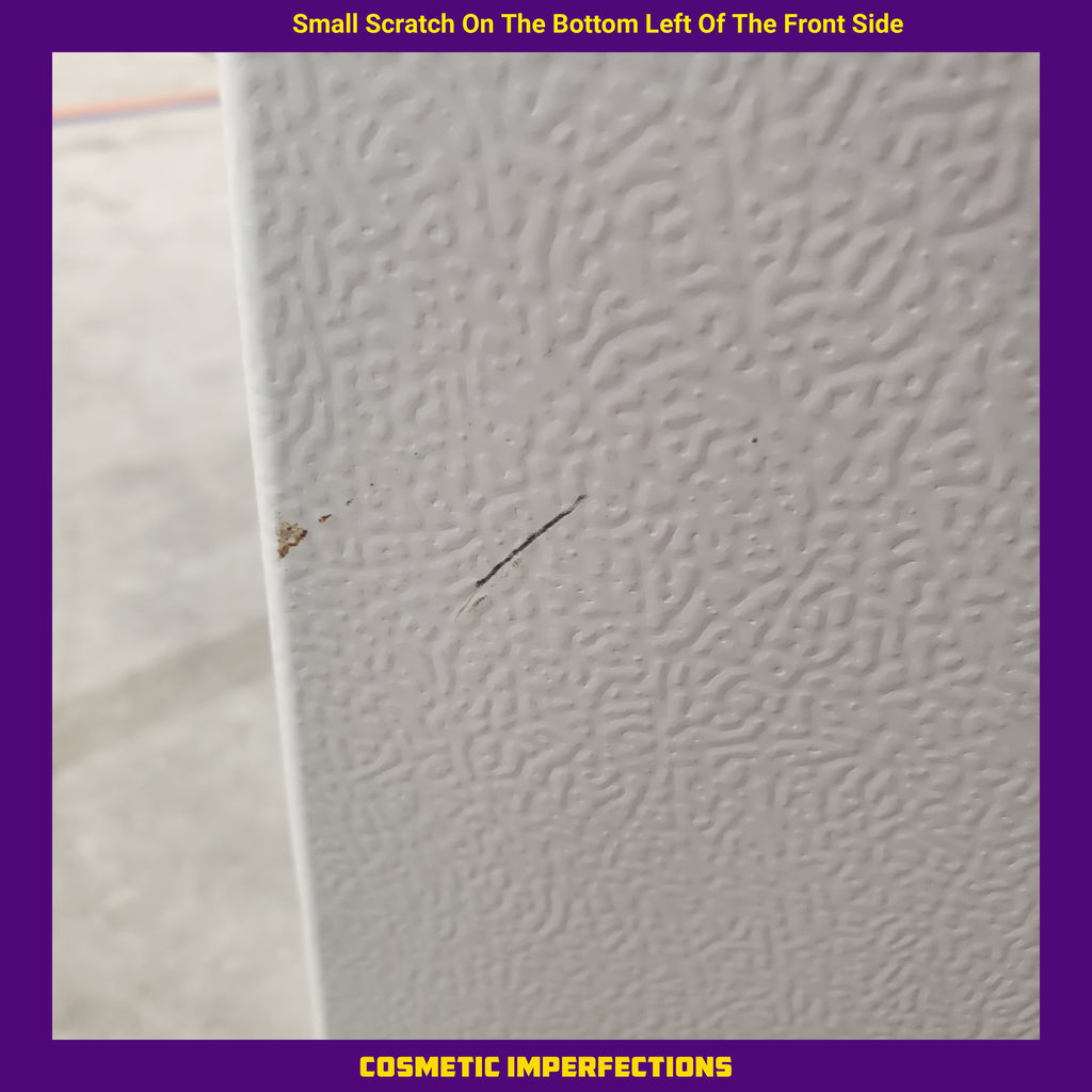 Pictures of Midea Fingerprint Resistant 20.5-cu ft Top-Freezer Refrigerator ( White ) Garage Ready ENERGY STAR Certified-MRT21D3BWW-Scratch and Dent(Minor) - Neu Appliance Outlet - Discount Appliance Outlet in Austin, Tx