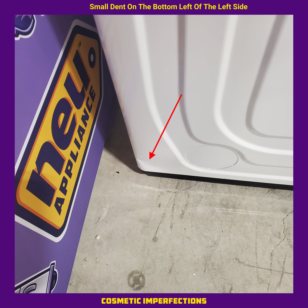 Pictures of Samsung 7.4-cu ft Electric Dryer with Wrinkle Prevent Option (White) - Scratch and Dent (Minor) - Neu Appliance Outlet - Discount Appliance Outlet in Austin, Tx