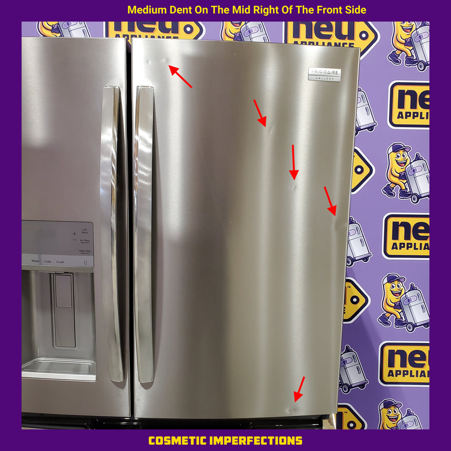 Frigidaire Gallery 22 Cu. Ft. 4-Door Counter-depth French Door Refrigerator with Ice Maker (Fingerprint Resistant Stainless Steel) ENERGY STAR 20232SD598 - GRMC2273CF - Scratch & Dent (Moderate)