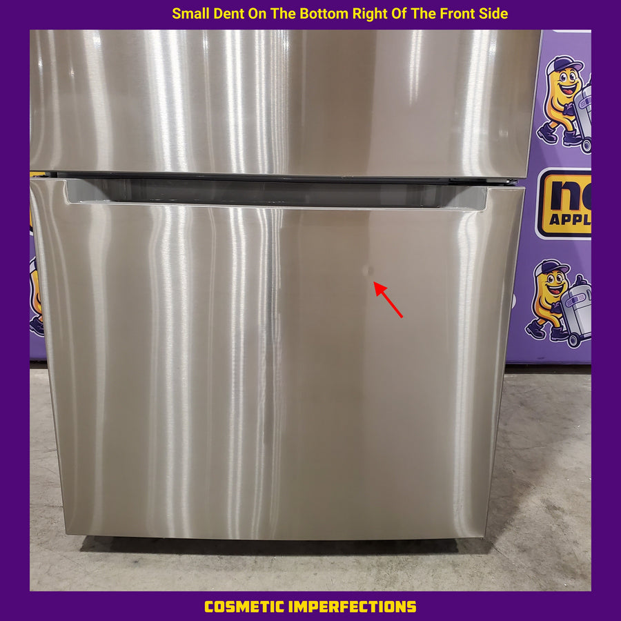 Vissani 18.7 cu. ft. Bottom Freezer Refrigerator in Stainless Steel MDBF18SS - Scratch & Dent (Major)