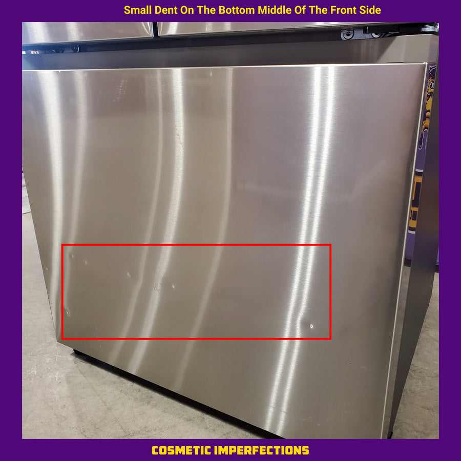 Samsung 18 cu. ft. 33" Wide 3-Door Smart Counter Depth Stainless Steel French Door Refrigerator 22132SD132 - RF18A5101SR - Scratch & Dent (Moderate)