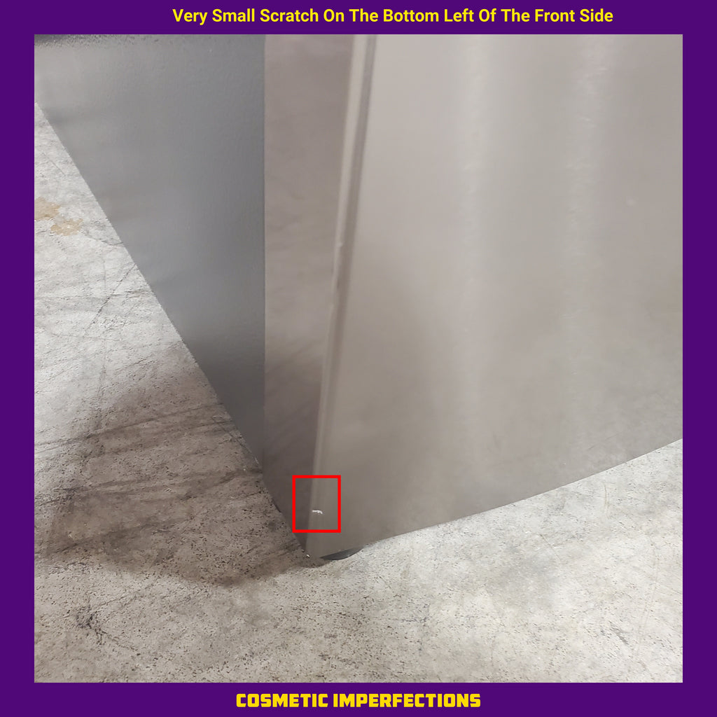 Frigidaire 14 Cu. Ft. Top Freezer Refrigerator in Fingerprint Resistant Stainless Steel 3SD828 - FFHT1425VV - Scratch & Dent (Minor)