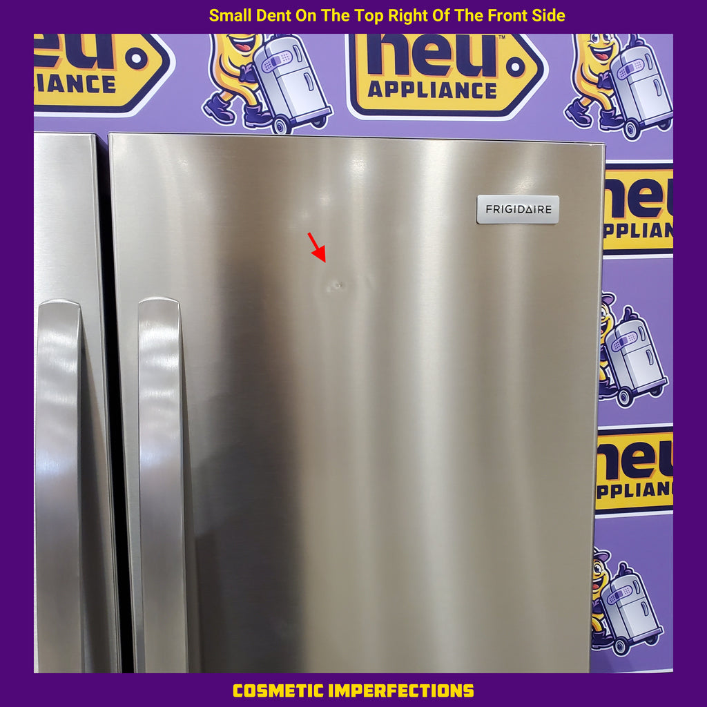 Pictures of Frigidaire 29 Cu. Ft. Standard-Depth French Door Refrigerator in Stainless Steel - 3SD555 - FRFN2813AF - Scratch & Dent (Moderate) - Neu Appliance Outlet - Discount Appliance Outlet in Austin, Tx