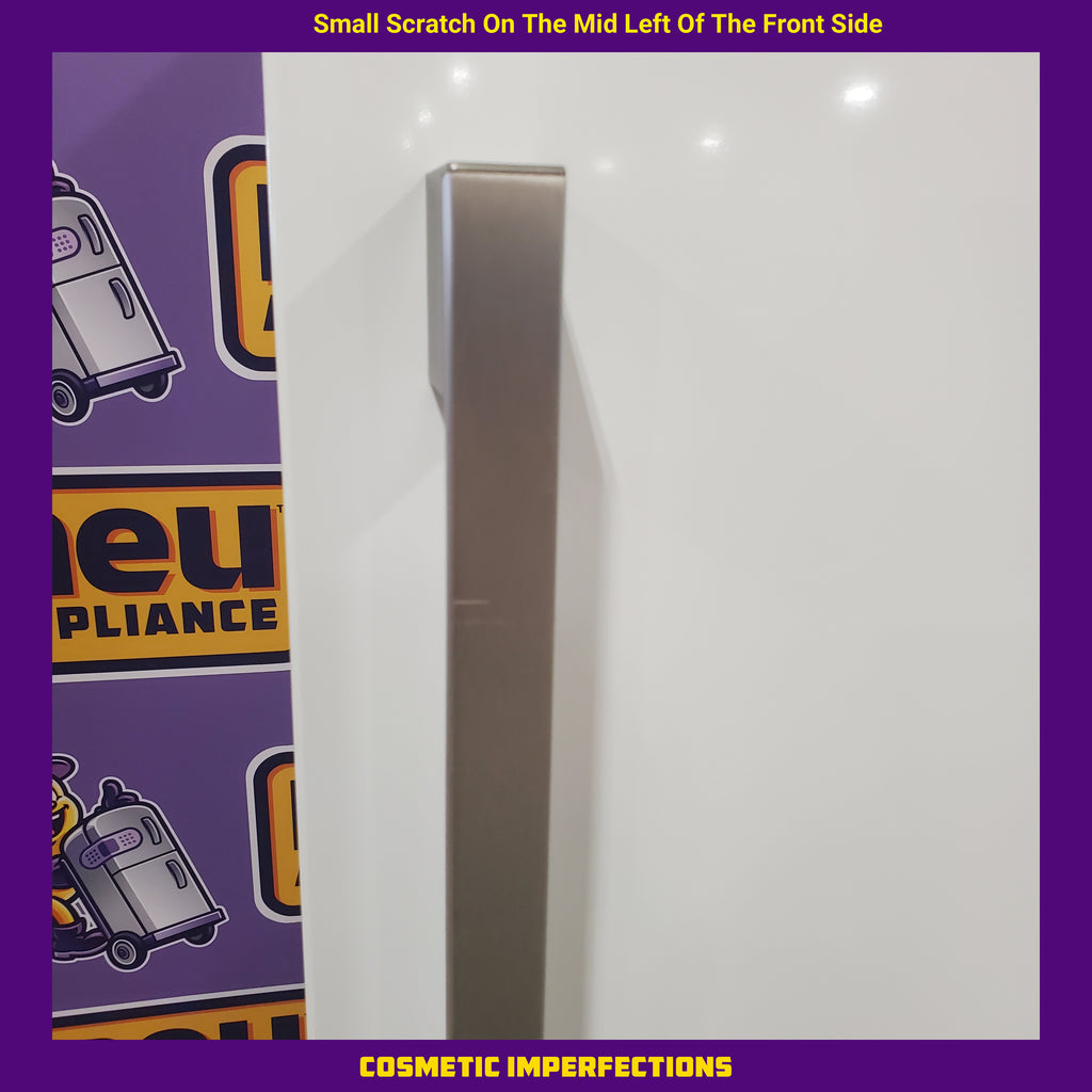 Pictures of Hisense 33" Wide Counter Depth ENERGY STAR 17.2-cu ft Bottom-Freezer Refrigerator with Ice Maker in Fingerprint Resistant Stainless Steel 3SD659 - HRB171N6BSE - Scratch & Dent (Minor) - Neu Appliance Outlet - Discount Appliance Outlet in Austin, Tx