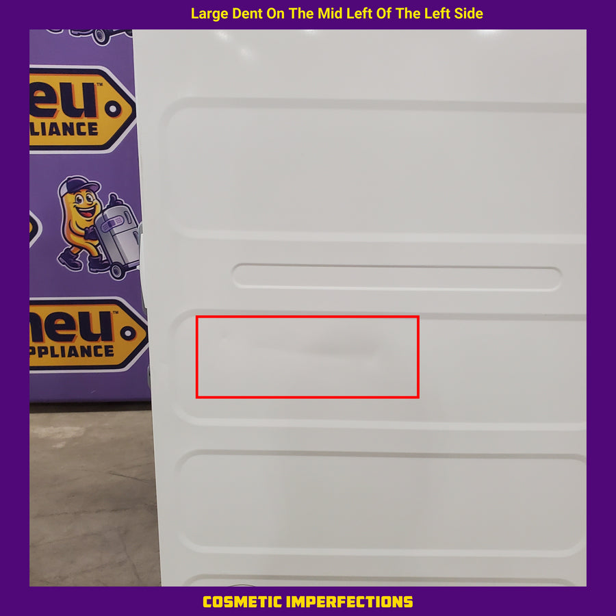 Hotpoint 6.2 cu. ft. Capacity Electric Dryer with Up To 120 ft. Venting and Shallow Depth 25139SD803 - HTX26EASWWW - Scratch & Dent (Moderate)