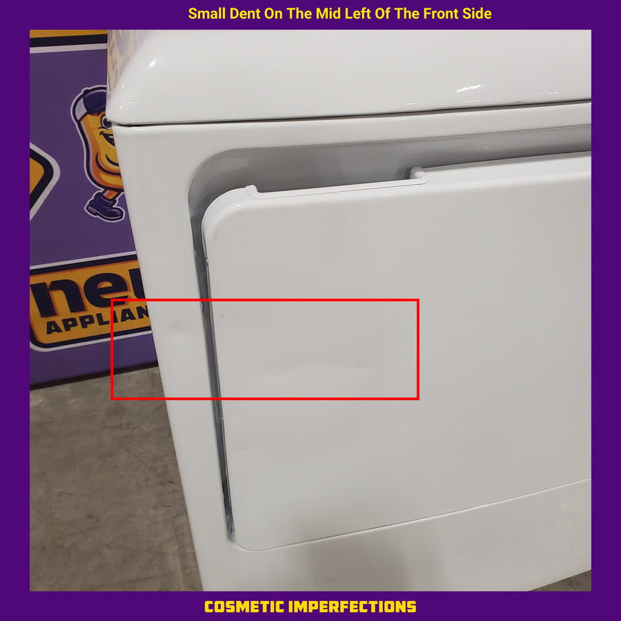 Hotpoint® 4.0 cu. ft. Capacity Washer with Cold Plus and Water Level Control HTW265ASWWW - Scratch & Dent (Minor) and Hotpoint® 6.2 cu. ft. vented Electric Dryer with Auto Dry 16143 - HTX26EASWWW - Scratch & Dent (Minor)