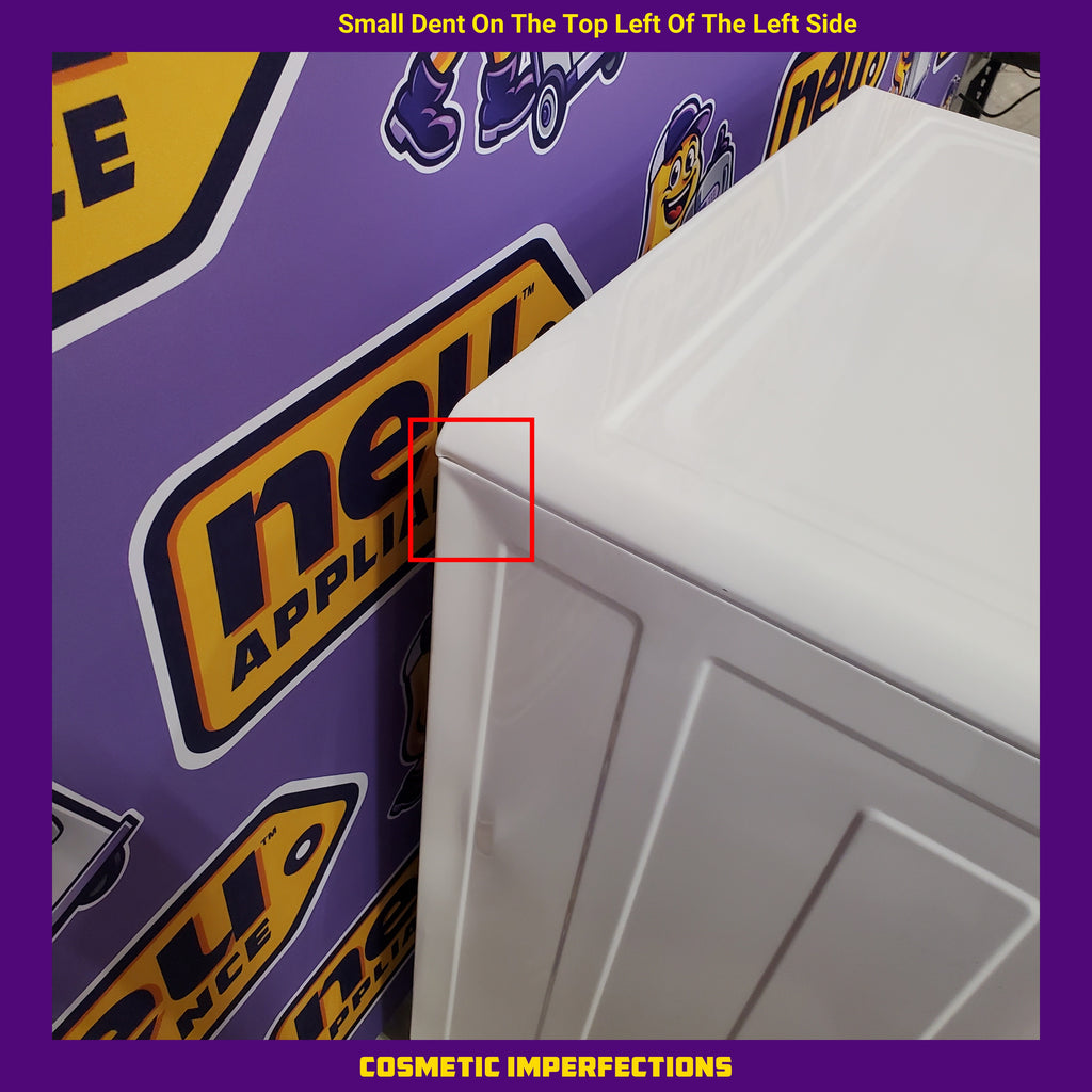 Pictures of Electrolux 8.0 Cu. Ft. Front Load Perfect Steam™ Electric Dryer with Balanced Dry™ and Instant Refresh ELFE7626BW - Scratch & Dent (Minor) - Neu Appliance Outlet - Discount Appliance Outlet in Austin, Tx