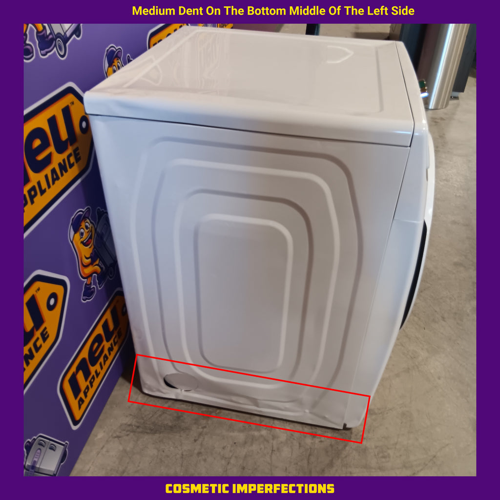 Pictures of Samsung 7.5 cu. ft. Front Load Electric Dryer with Smart Care in White DVE45T6000W - Scratch and Dent (Moderate) - Neu Appliance Outlet - Discount Appliance Outlet in Austin, Tx
