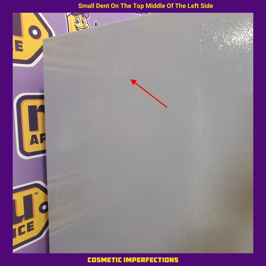 Pictures of Whirlpool 22.07-cu ft Bottom-Freezer Refrigerator with Ice Maker (Stainless Steel) ENERGY STAR-WRB322DMBM-Scratch and Dent(Moderate) - Neu Appliance Outlet - Discount Appliance Outlet in Austin, Tx