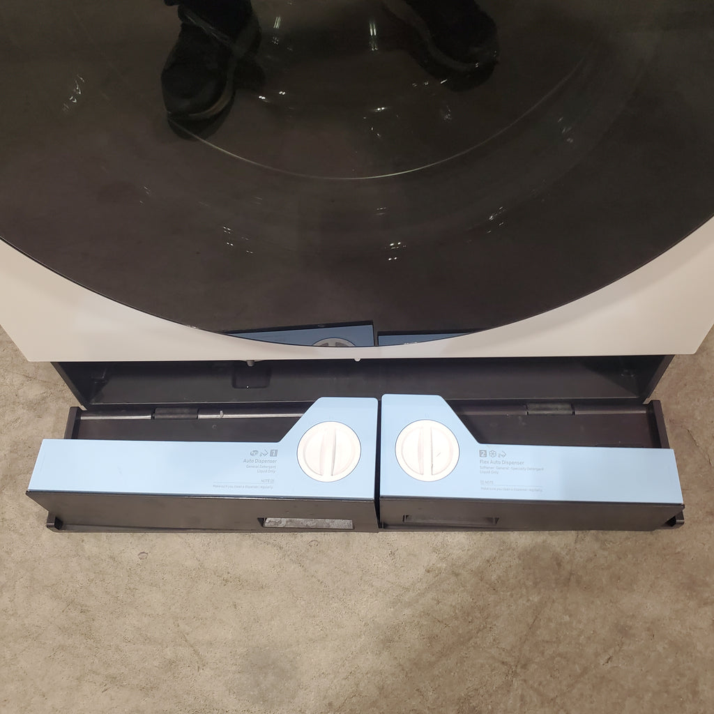 Pictures of Samsung Bespoke 5.3-cu ft Capacity Ivory Vented All-In-One ENERGY STAR Certified Washer Dryer Combo 3SD720 - WD90F53AVY - Scratch & Dent (Minor) - Neu Appliance Outlet - Discount Appliance Outlet in Austin, Tx