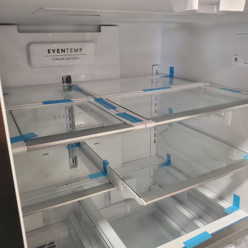 Pictures of Frigidaire 27.8-cu ft ENERGY STAR French Door Refrigerator with Dual Ice Maker in Fingerprint Resistant Stainless Steel GRFS2853AF - Scratch & Dent (Minor) - Neu Appliance Outlet - Discount Appliance Outlet in Austin, Tx