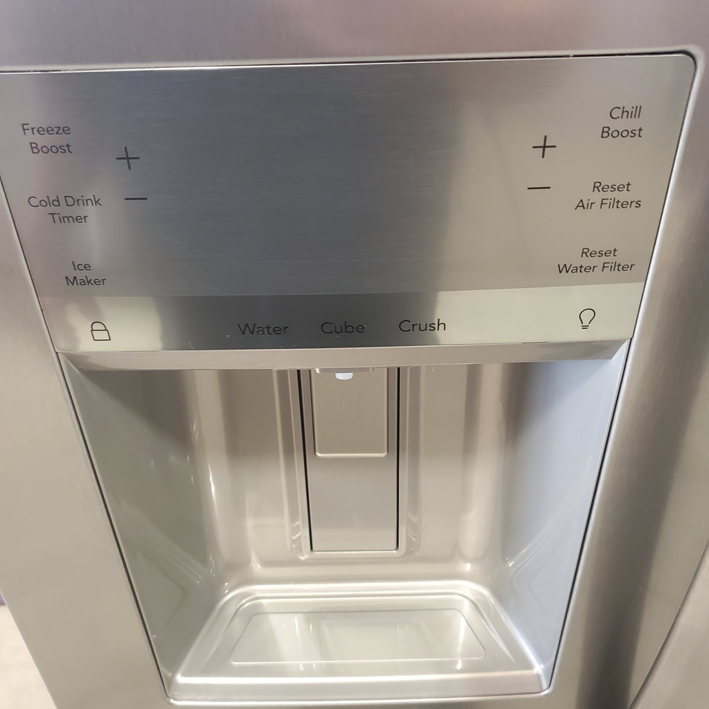Pictures of Frigidaire 22.3-cu ft Counter-depth Side-by-Side Refrigerator with Ice Maker (Fingerprint Resistant Stainless Steel) ENERGY STAR-GRSC2352AFA-Open Box - Neu Appliance Outlet - Discount Appliance Outlet in Austin, Tx
