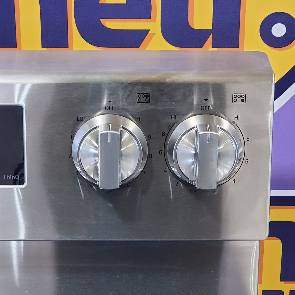 Pictures of LG 6.3 cu. ft. Smart Wi-Fi Enabled ProBake Convection® Electric Range with Air Fry & EasyClean® LREN6323YE - Open Box - Neu Appliance Outlet - Discount Appliance Outlet in Austin, Tx