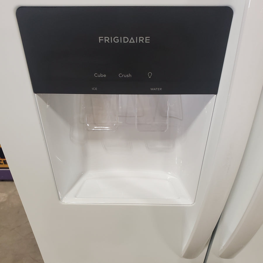 Frigidaire 22 Cu. Ft. 33" Standard-Depth Side-by-Side Refrigerator in White 20231SD265 - FRSS2323AW - Scratch & Dent (Minor)