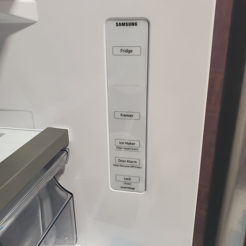 Pictures of Samsung 32 cu. ft. Mega Capacity 3-Door French Door Refrigerator with Dual Auto Ice Maker in Stainless Steel -RF32CG5100SR -(Open Box) - Neu Appliance Outlet - Discount Appliance Outlet in Austin, Tx