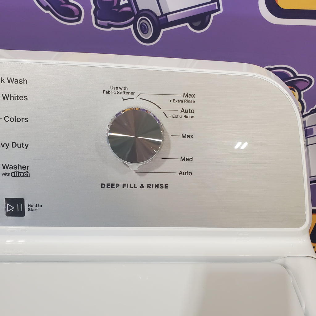 Pictures of Maytag 4.5 cu. ft. Top Load Washer with Power Agitator MVW4505MW and 7.0 cu. ft. Electric Dryer with Reversible Door MED4500MW - Neu Appliance Outlet - Discount Appliance Outlet in Austin, Tx