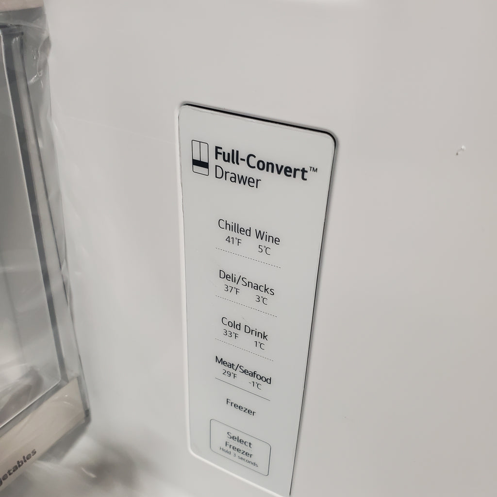 LG 30 cu. ft. Smart French Door Refrigerator with Craft Ice™ & Full-Convert™ Drawer 3SD930 - LRMXS3006S - Scratch & Dent (Minor)