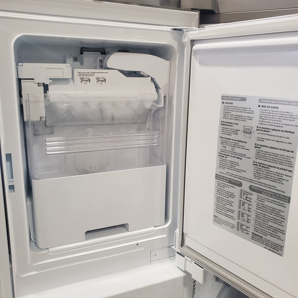 Pictures of LG 26 cu. ft. Smart Counter-Depth MAX French Door Refrigerator with 4 types of ice in PrintProof Stainless Steel-LRYXC2606S-Open Box - Neu Appliance Outlet - Discount Appliance Outlet in Austin, Tx