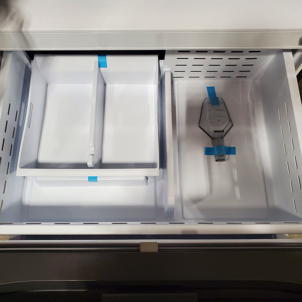 Pictures of Samsung 32 cu. ft. Mega Capacity 3-Door French Door Refrigerator with Dual Auto Ice Maker in Stainless Steel 4SD404 - RF32CG5100SR - Scratch & Dent (Minor) - Neu Appliance Outlet - Discount Appliance Outlet in Austin, Tx